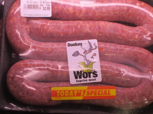 donkey sausage from The great wildebeest migration blog